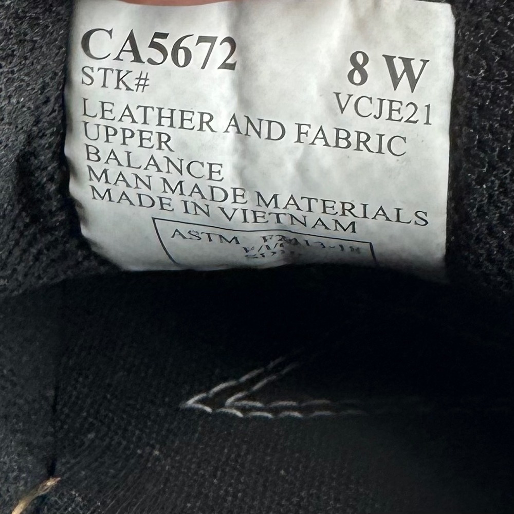 Carolina CA5672 Womens Black Leather Slip On Work Shoes Oil Slip Resistant 8 W - Picture 3 of 7